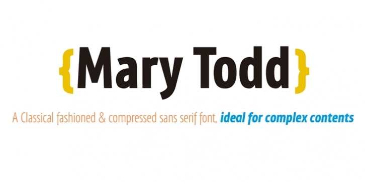 MaryTodd font preview