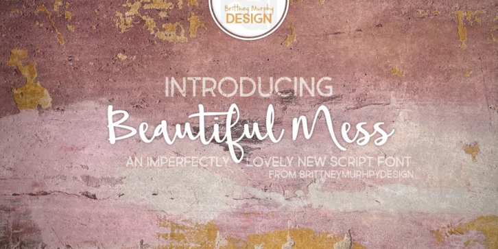 Beautiful Mess font preview