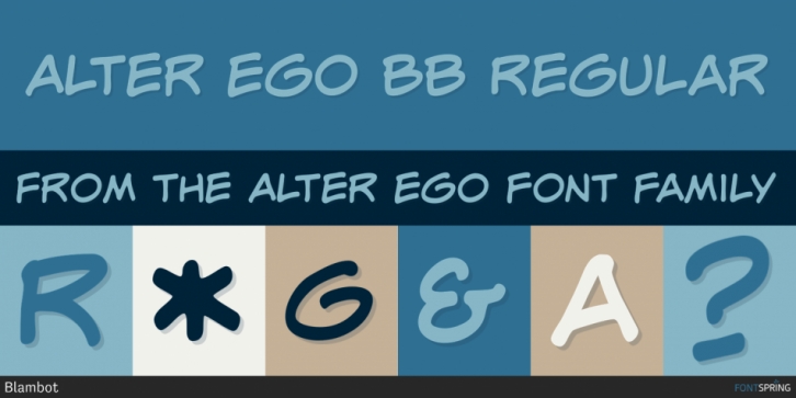 Alter Ego font preview