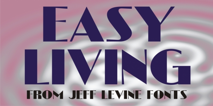 Easy Living JNL font preview