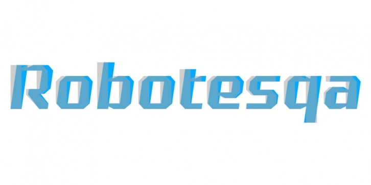 Robotesqa 4F font preview