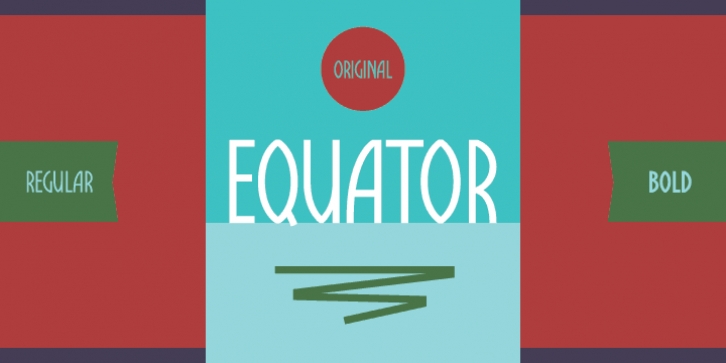 Equator font preview