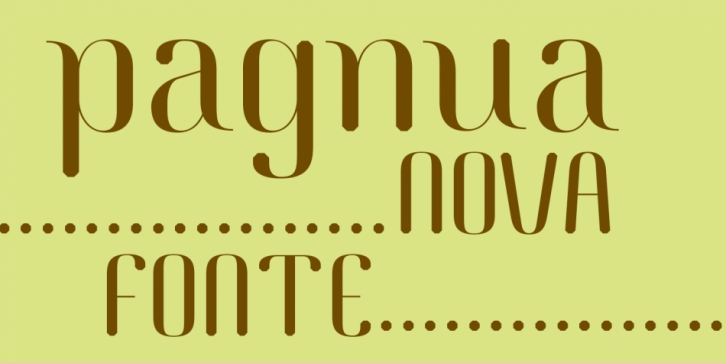 Pagnua font preview