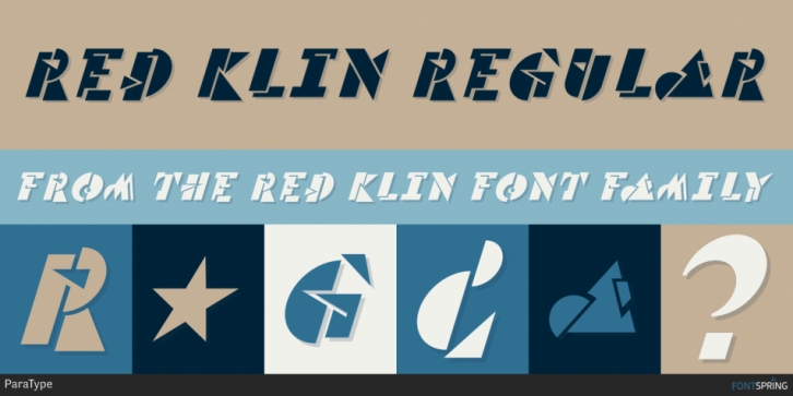 Red Klin font preview