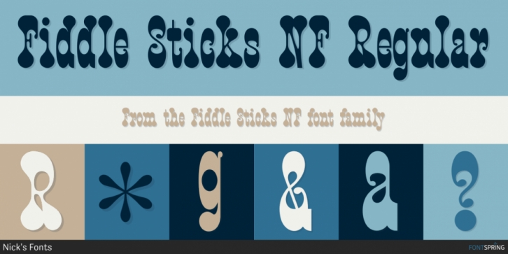 Fiddle Sticks NF font preview
