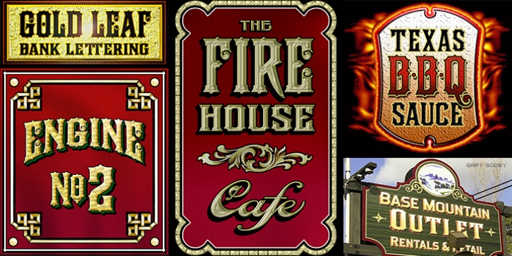 LHF Firehouse font preview
