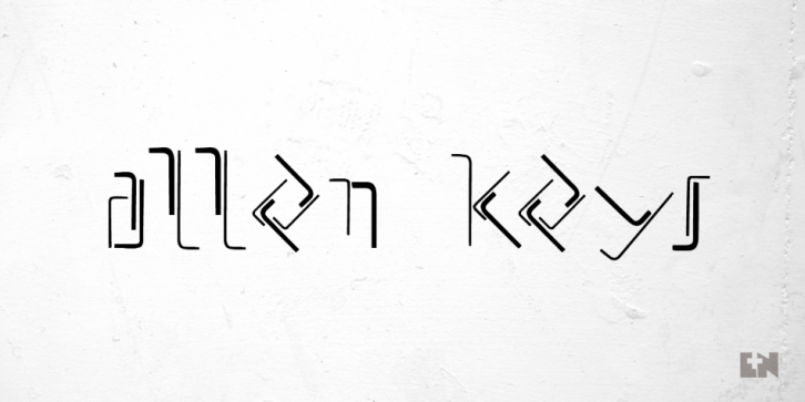Allen Keys font preview