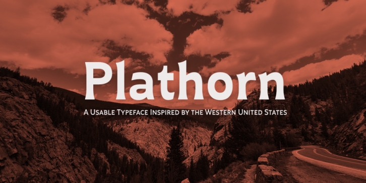 Plathorn Extended font preview