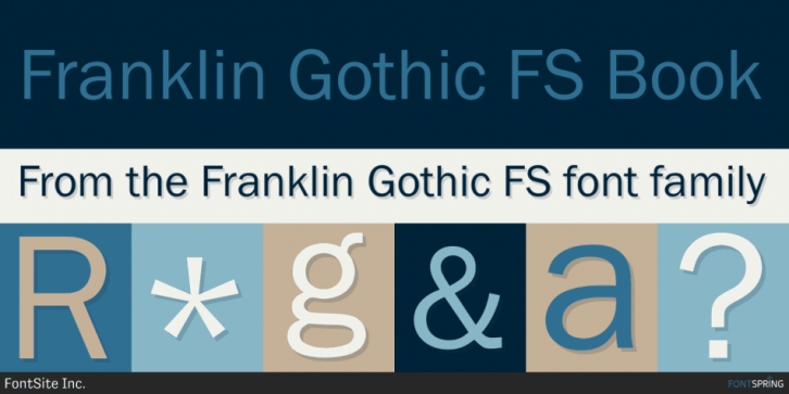 Franklin Gothic FS font preview