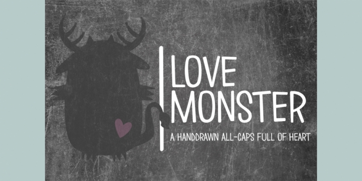 Love Monster font preview