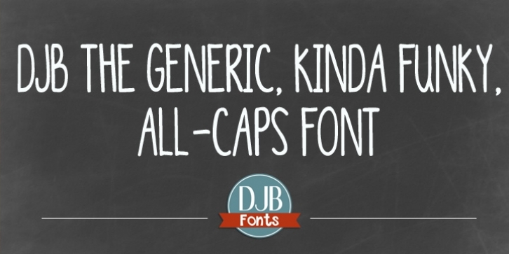DJB The Generic font preview