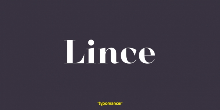 Lince font preview