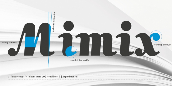 Mimix font preview