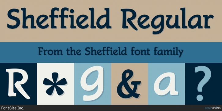 Sheffield font preview