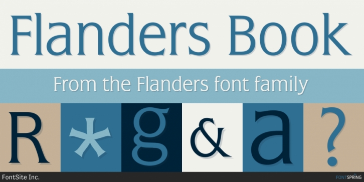 Flanders font preview