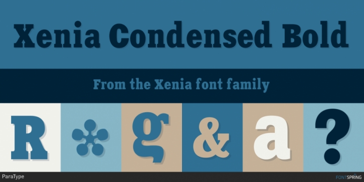 Xenia font preview