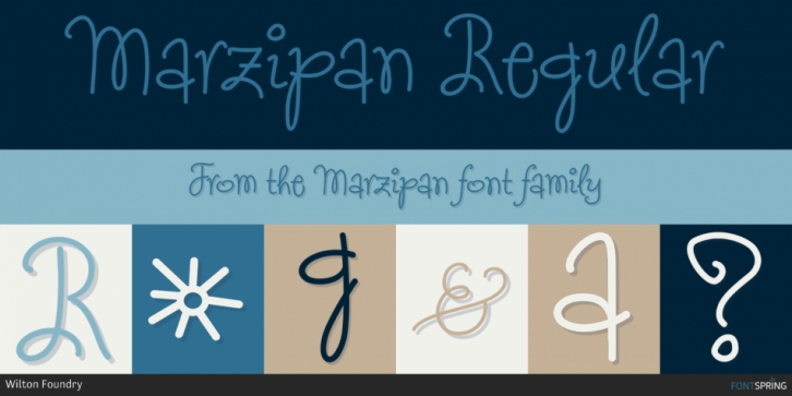 Marzipan font preview