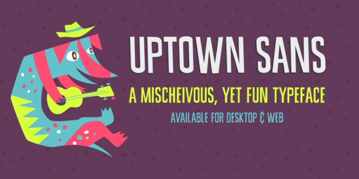 Uptown Sans font preview