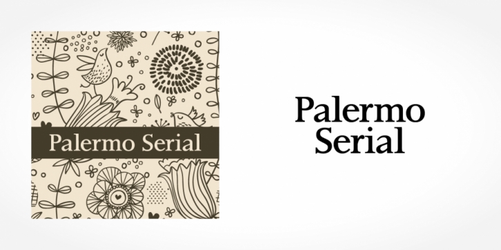 Palermo Serial font preview