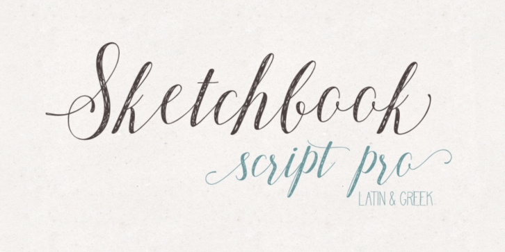 Sketchbook Script Pro font preview