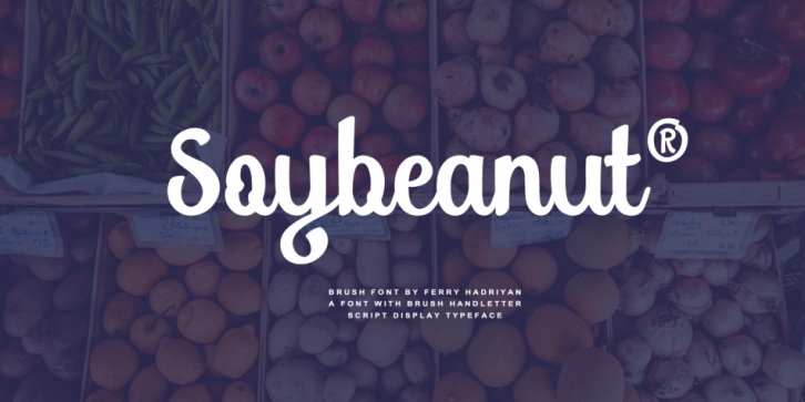 Soybeanut font preview