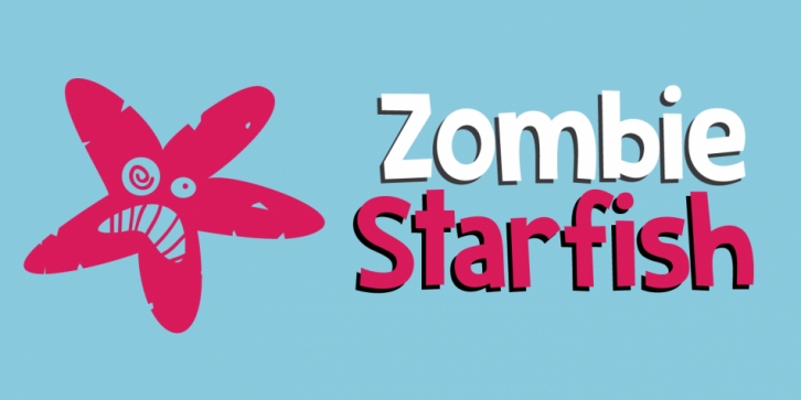 Zombie Starfish font preview