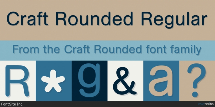 Craft Rounded font preview