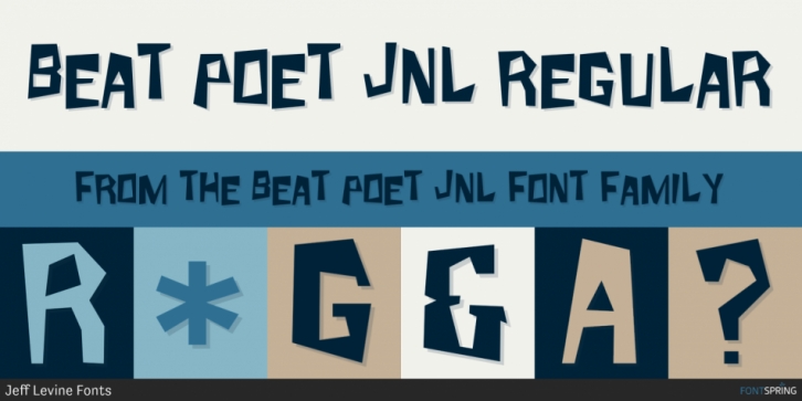 Beat Poet JNL font preview