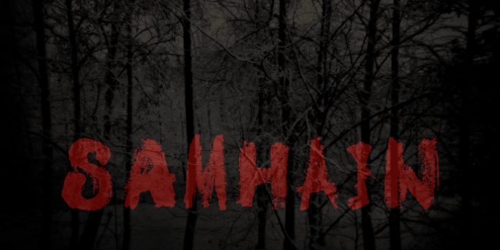 Samhain font preview