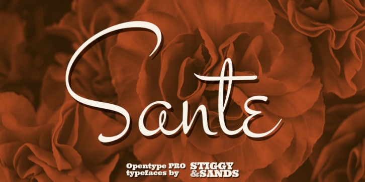 Sante Pro font preview