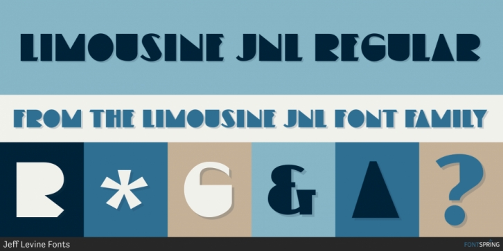 Limousine JNL font preview
