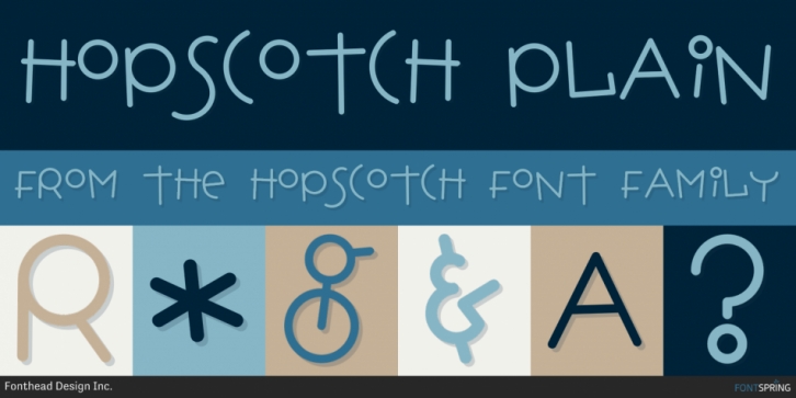 Hopscotch font preview