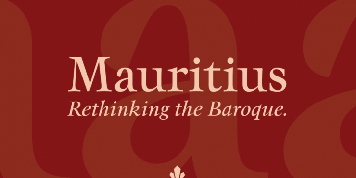 Mauritius font preview