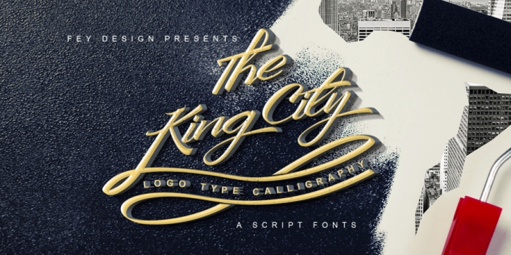 King City font preview