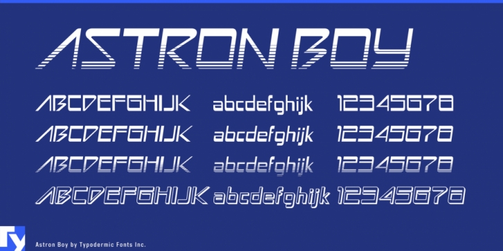 Astron Boy font preview