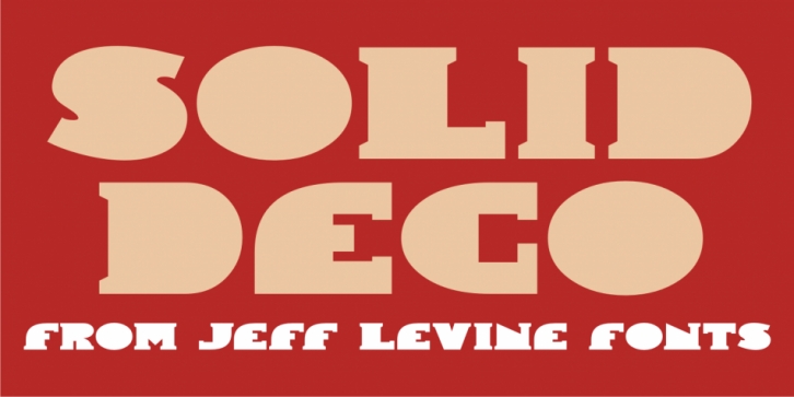 Solid Deco JNL font preview