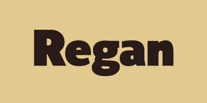 Regan font preview