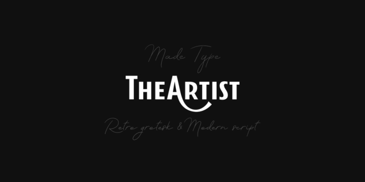 MADE TheArtist font preview