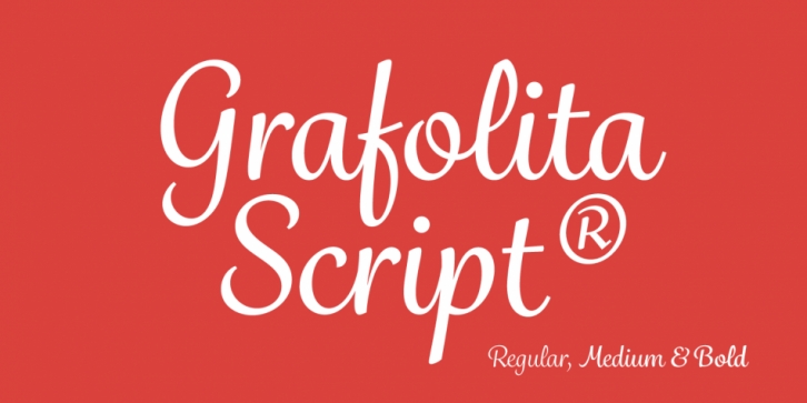 Grafolita Script font preview
