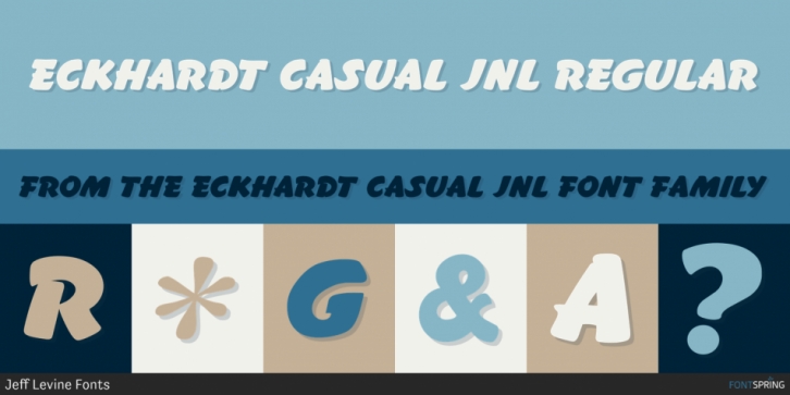 Eckhardt Casual JNL font preview