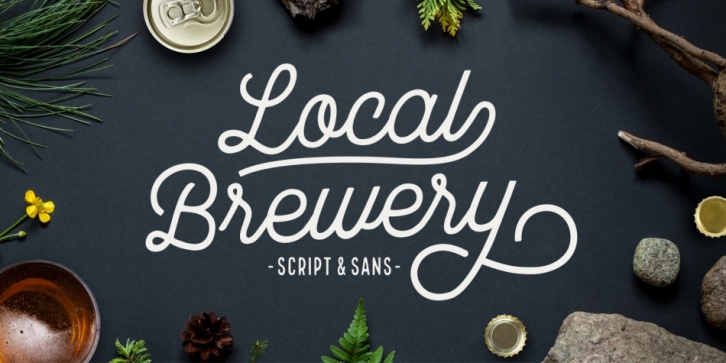 Local Brewery font preview