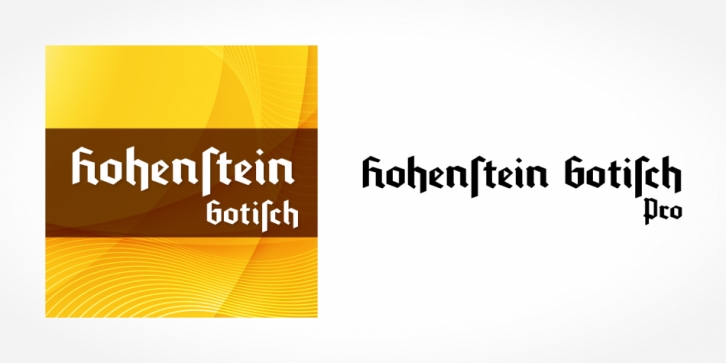 Hohenstein Gotisch Pro font preview