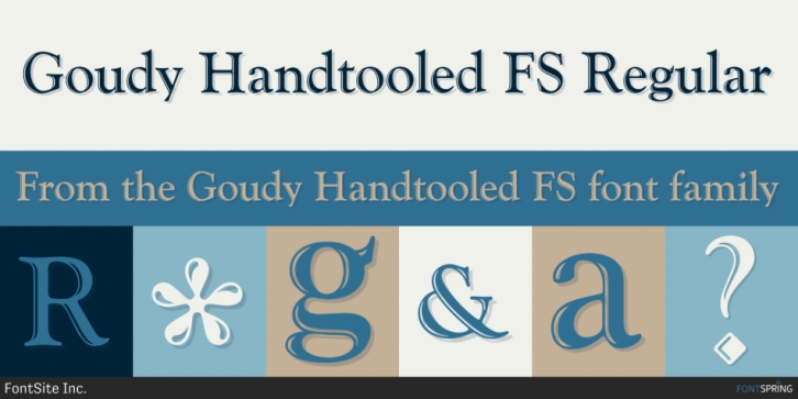 Goudy Handtooled FS font preview