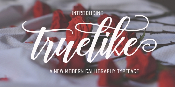 Truelike font preview