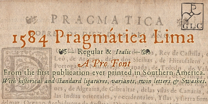 1584 Pragmatica Lima font preview