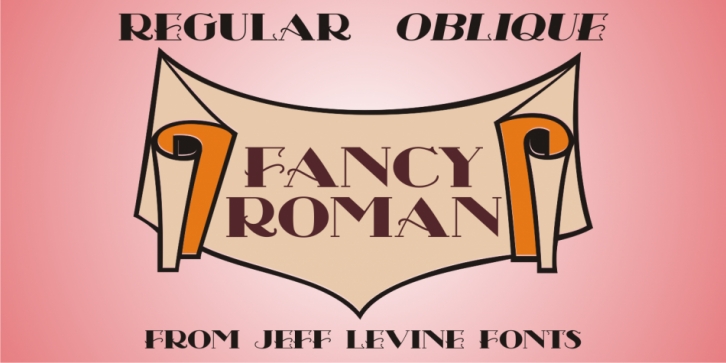 Fancy Roman JNL font preview