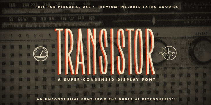 Transistor font preview