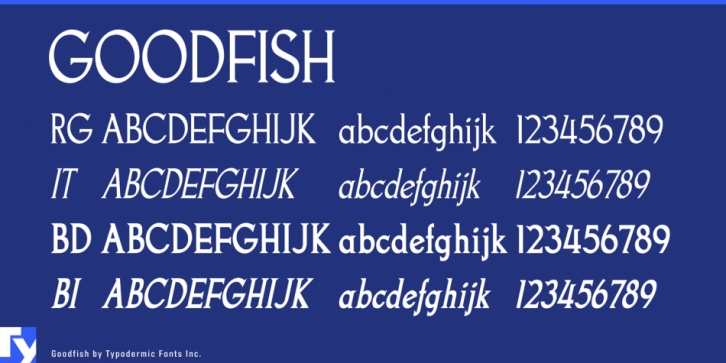 Goodfish font preview