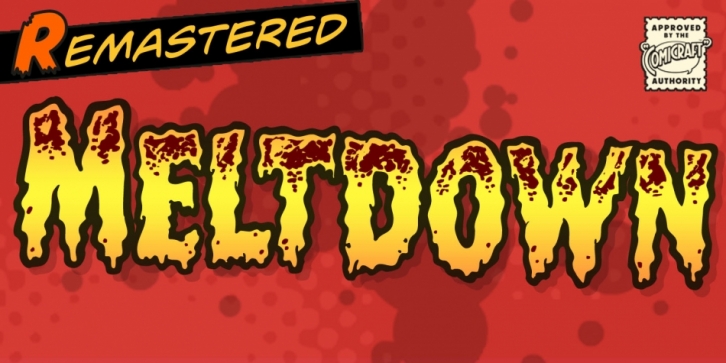 Meltdown font preview