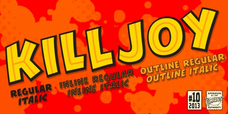 Kill Joy font preview